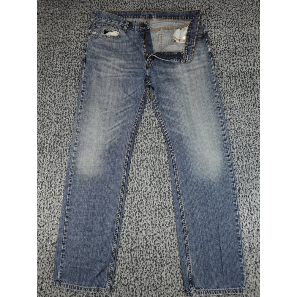 Levi's 559 Relaxed Straight Jeans Mens 38x36 Blue Medium Wash Denim